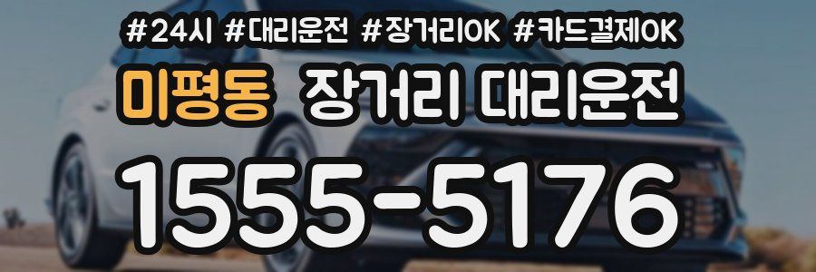 미평동 장거리 대리운전