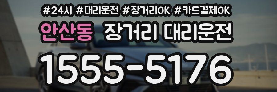 안산동 장거리 대리운전