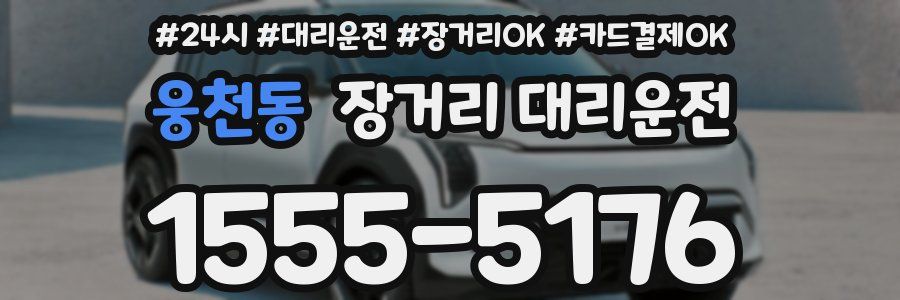 웅천동 장거리 대리운전
