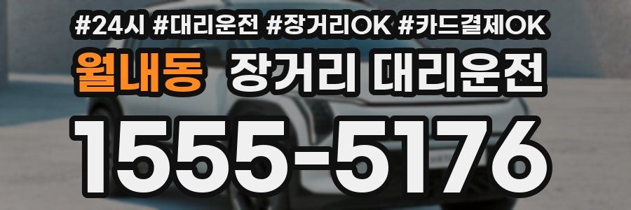 월내동 장거리 대리운전