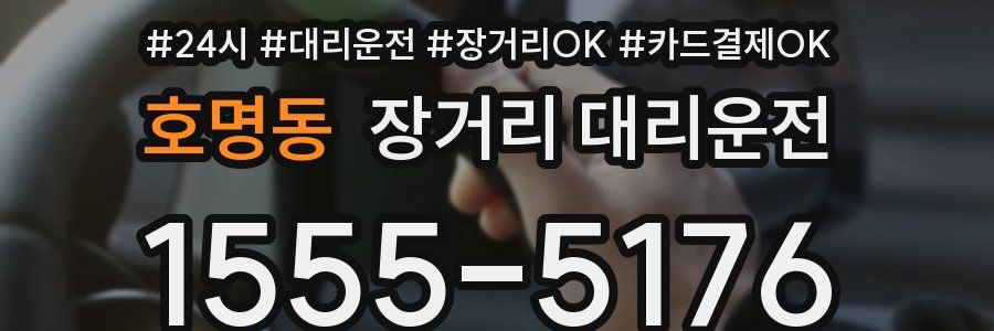 호명동 장거리 대리운전