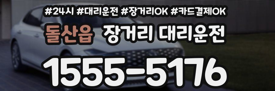 돌산읍 장거리 대리운전