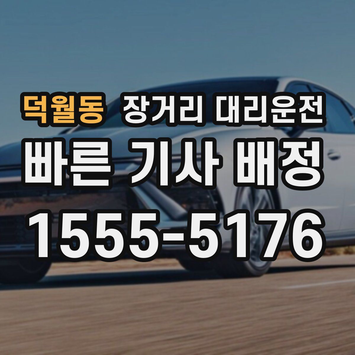 덕월동 장거리 대리운전