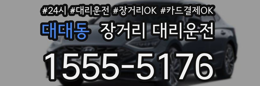 대대동 장거리 대리운전