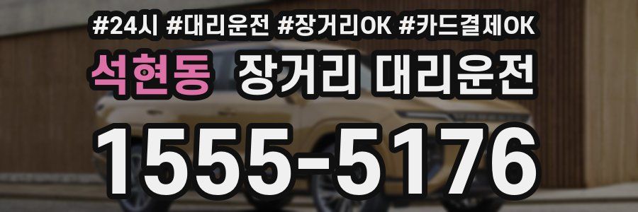 석현동 장거리 대리운전