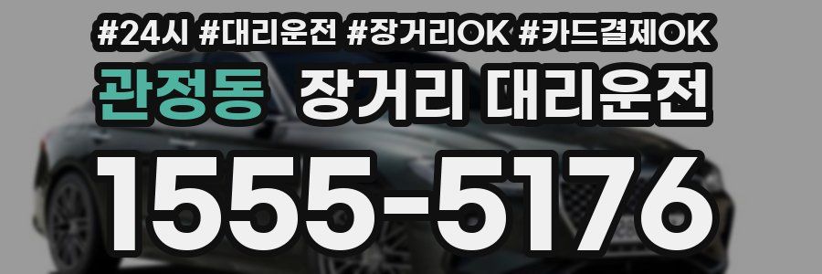 관정동 장거리 대리운전