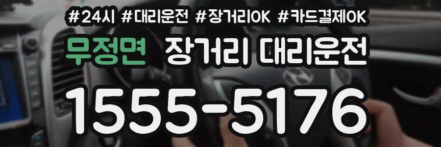 무정면 장거리 대리운전
