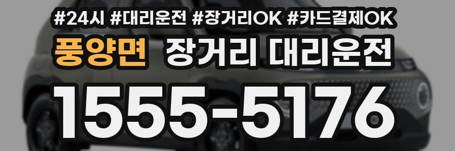풍양면 장거리 대리운전