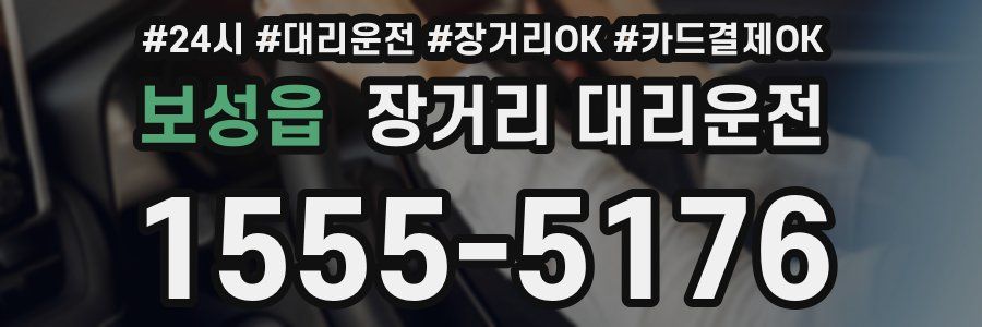 보성읍 장거리 대리운전