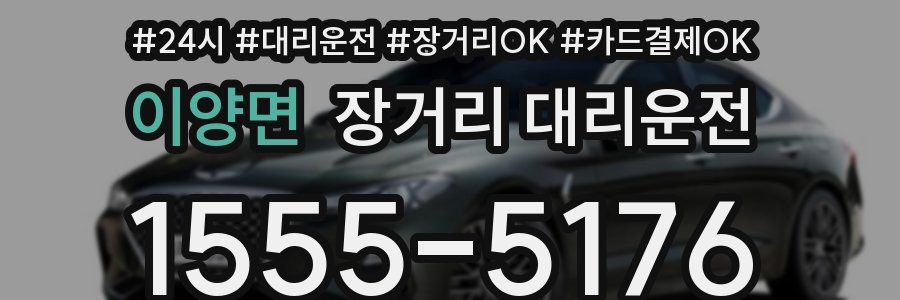 이양면 장거리 대리운전