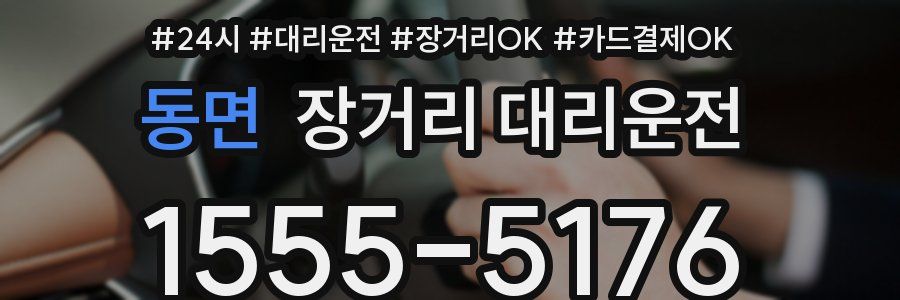 동면 장거리 대리운전