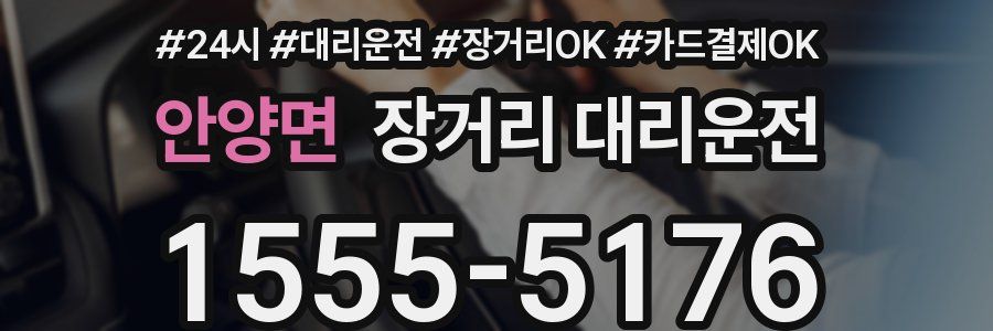 안양면 장거리 대리운전