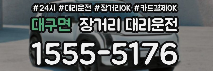 대구면 장거리 대리운전