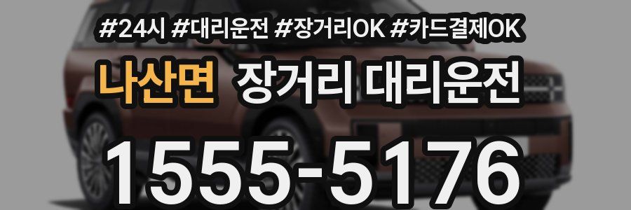 나산면 장거리 대리운전