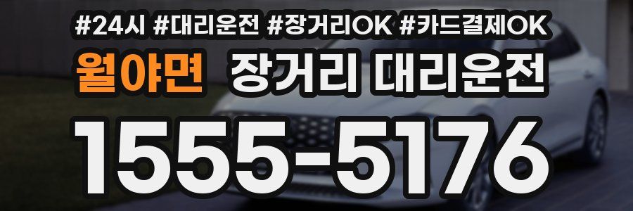 월야면 장거리 대리운전