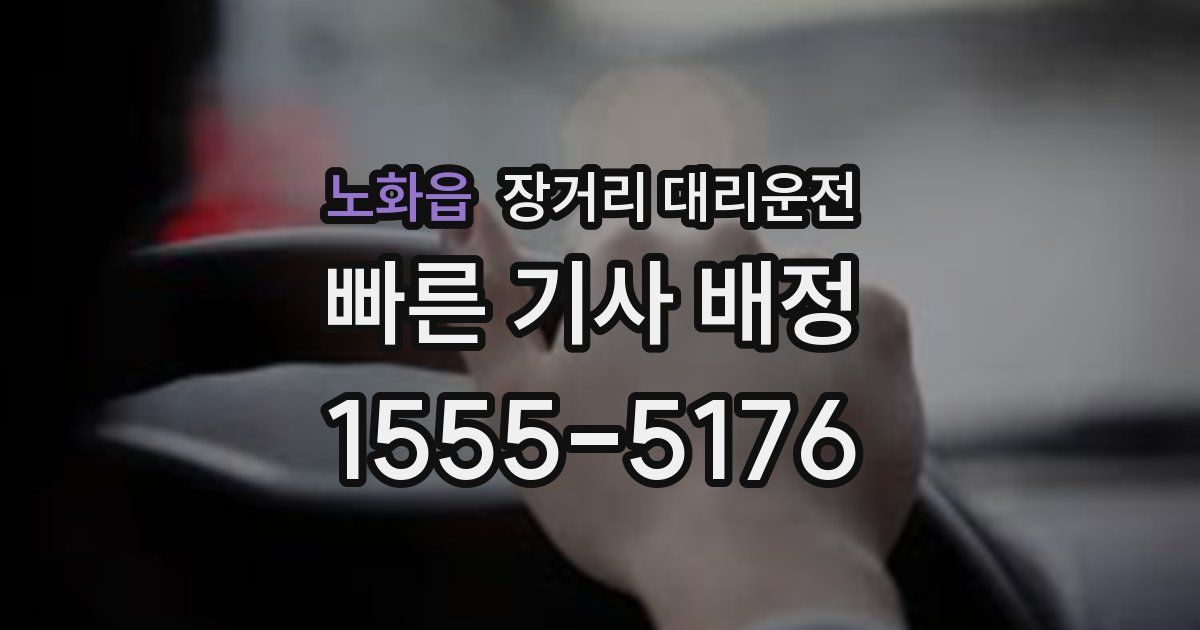 노화읍 장거리 대리운전
