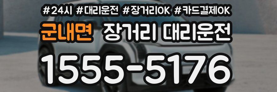 군내면 장거리 대리운전