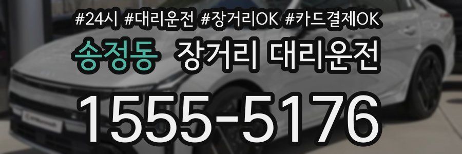 송정동 장거리 대리운전