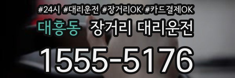 대흥동 장거리 대리운전