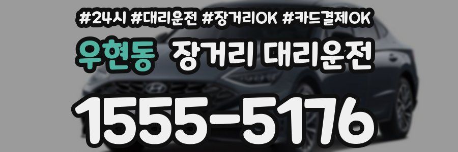 우현동 장거리 대리운전