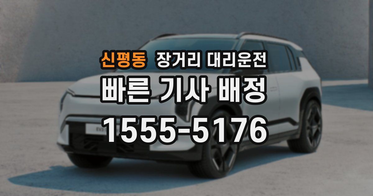 신평동 장거리 대리운전