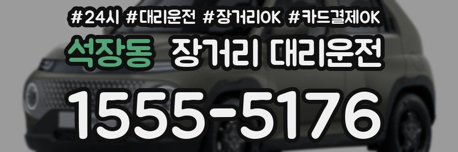석장동 장거리 대리운전