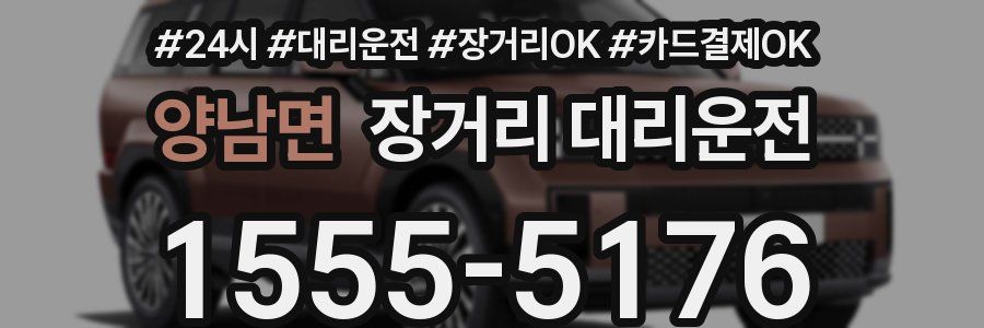 양남면 장거리 대리운전