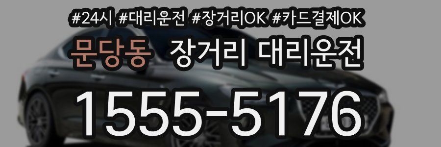 문당동 장거리 대리운전