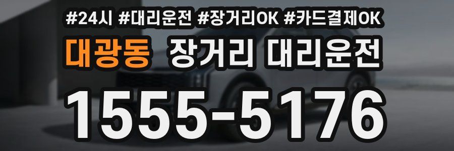 대광동 장거리 대리운전
