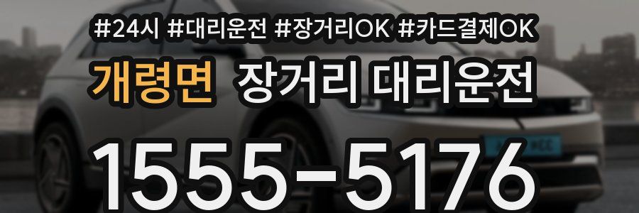 개령면 장거리 대리운전