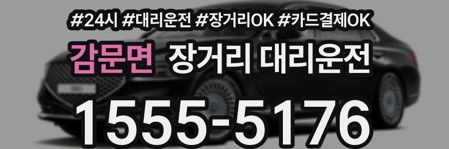 감문면 장거리 대리운전