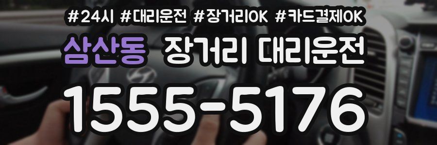 삼산동 장거리 대리운전