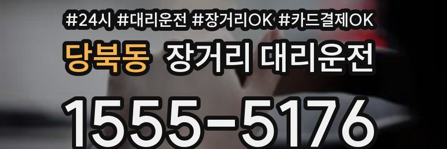당북동 장거리 대리운전