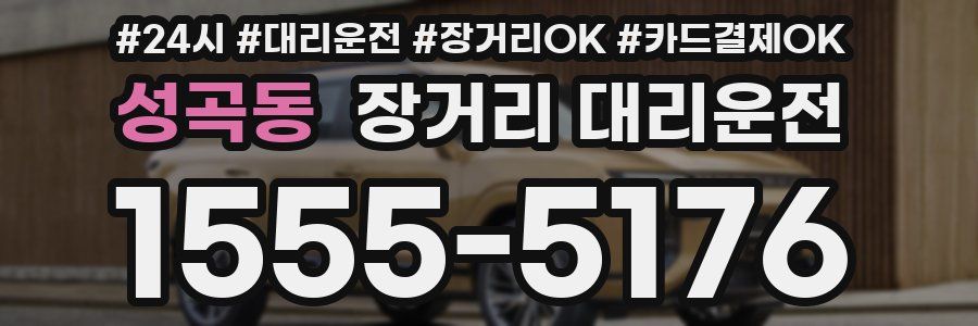 성곡동 장거리 대리운전
