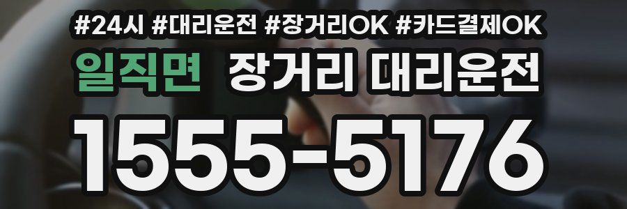 일직면 장거리 대리운전