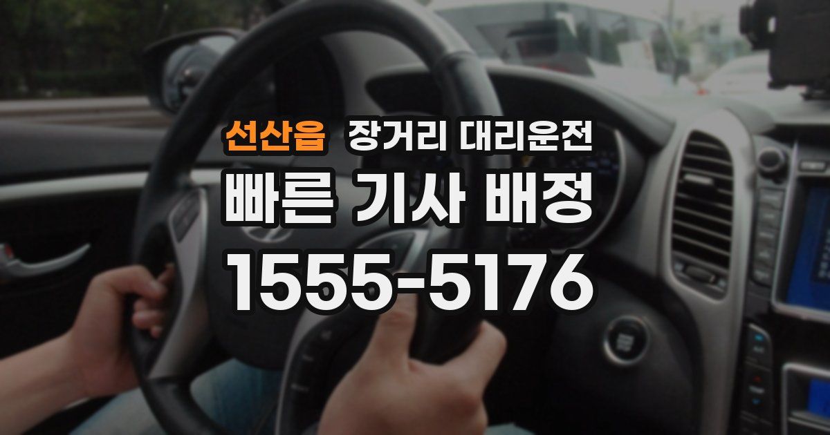 선산읍 장거리 대리운전