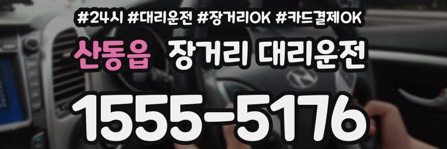 산동읍 장거리 대리운전