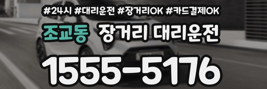 조교동 장거리 대리운전