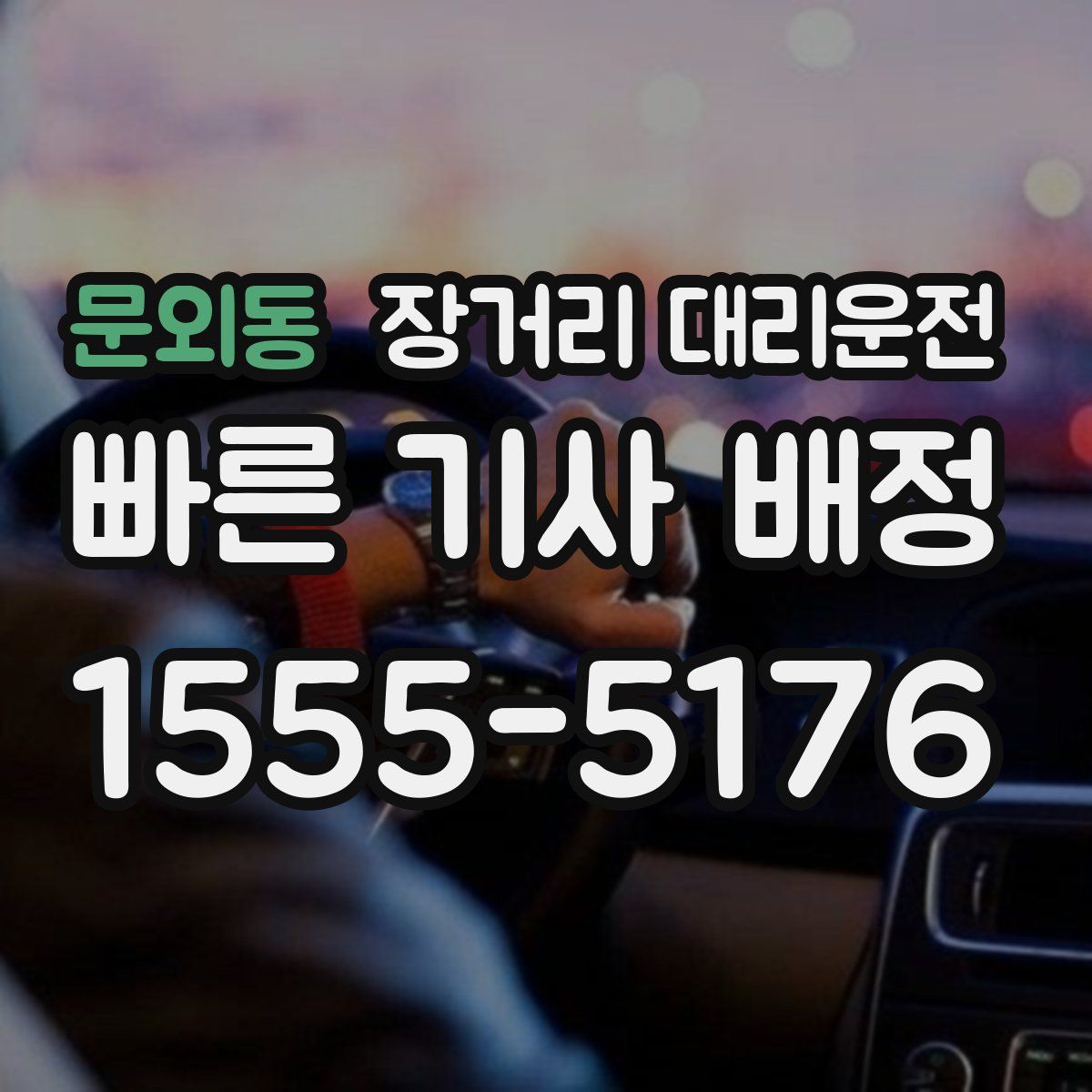 문외동 장거리 대리운전