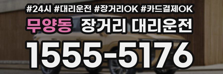 무양동 장거리 대리운전