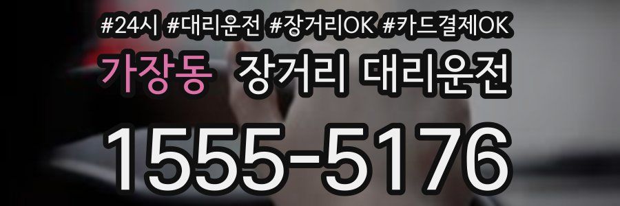가장동 장거리 대리운전