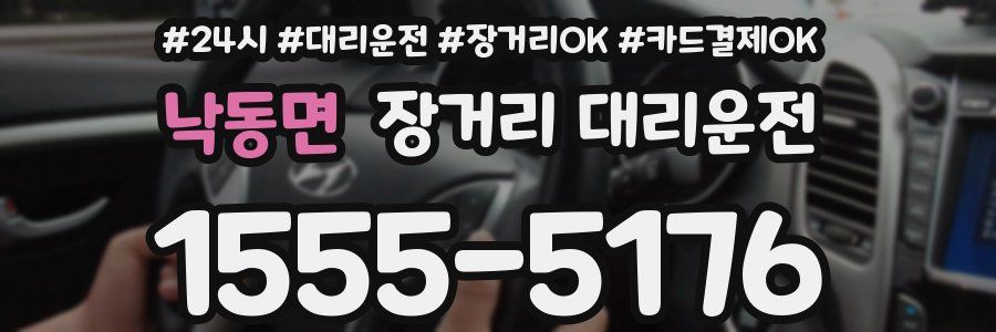 낙동면 장거리 대리운전