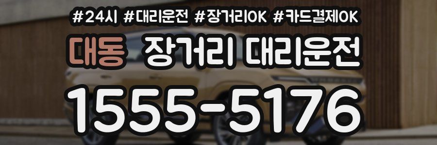 대동 장거리 대리운전