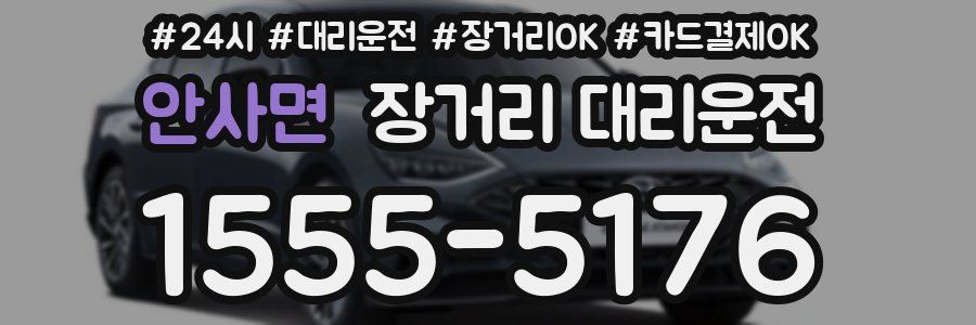 안사면 장거리 대리운전