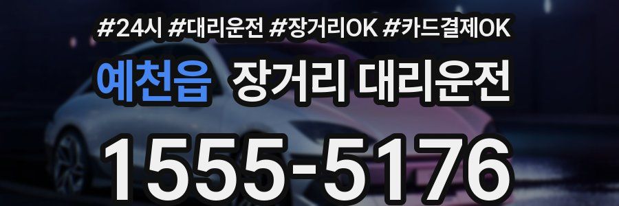 예천읍 장거리 대리운전