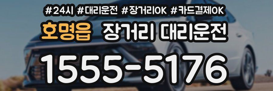 호명읍 장거리 대리운전