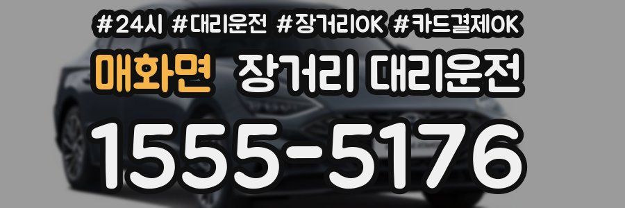 매화면 장거리 대리운전