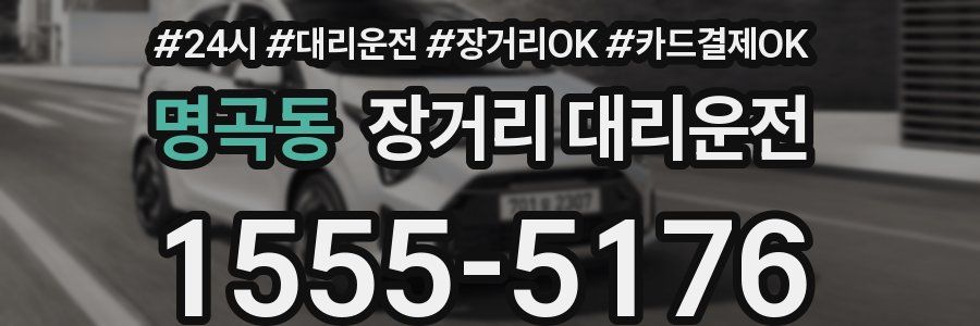 명곡동 장거리 대리운전