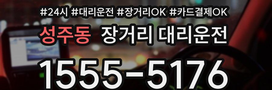 성주동 장거리 대리운전