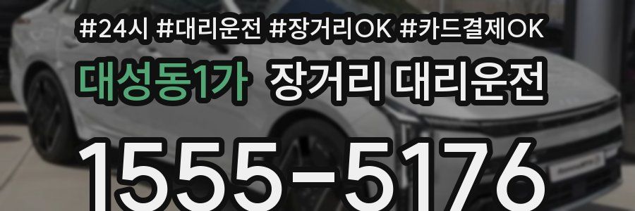 대성동1가 장거리 대리운전